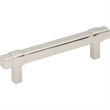 Jeffrey Alexander 293-96NI-96 Zane 5-1/16" Zinc Cabinet Pull Polished Nickel
