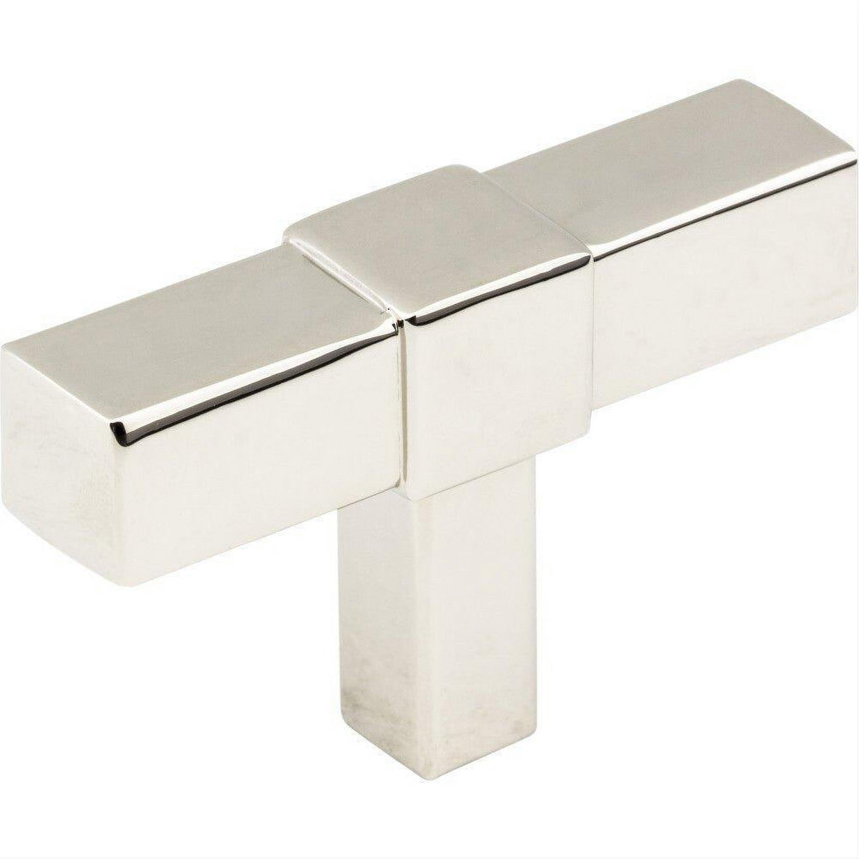 Jeffrey Alexander 293T-NI Zane 2" Zinc Cabinet T-Shaped Cabinet Knob Polished Nickel