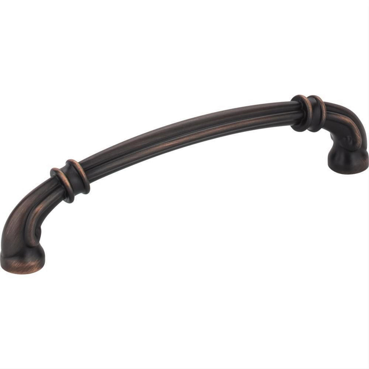 Jeffrey Alexander 317-128DBAC-128 Lafayette 5-5/8" Zinc Cabinet Pull Brushed Oil Rubbed Bronze