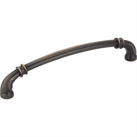 Jeffrey Alexander 317-160ABSB-160 Lafayette 6-7/8" Zinc Cabinet Pull Antique Brushed Satin Brass