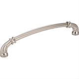 Jeffrey Alexander 317-160SN-160 Lafayette 6-7/8" Zinc Cabinet Pull Satin Nickel
