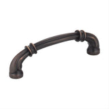 Jeffrey Alexander 317-96DBAC-96 Lafayette 4-3/8" Zinc Cabinet Pull Brushed Oil Rubbed Bronze