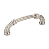 Jeffrey Alexander 317-96SN-96 Lafayette 4-3/8" Zinc Cabinet Pull Satin Nickel