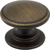 Jeffrey Alexander 3980-ABSB Durham 1-1/4" Zinc Cabinet Knob Antique Brushed Satin Brass
