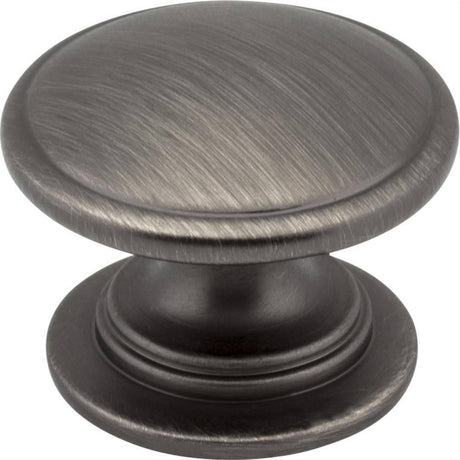 Jeffrey Alexander 3980-BNBDL Durham 1-1/4" Zinc Cabinet Knob Brushed Pewter