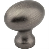 Jeffrey Alexander 3990-BNBDL Bordeaux 1-3/16" Zinc Cabinet Knob Brushed Pewter