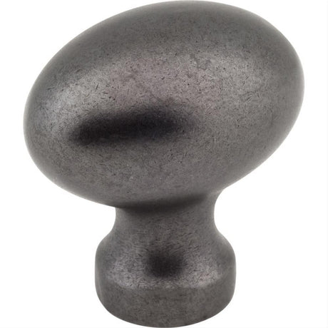 Jeffrey Alexander 3990-DACM Bordeaux 1-3/16" Zinc Cabinet Knob Gun Metal
