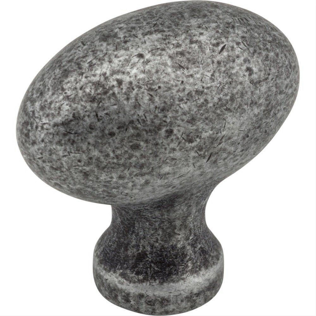 Jeffrey Alexander 3991SIM 3991 Lyon 1-9/16" Zinc Cabinet Knob Distressed Antique Silver