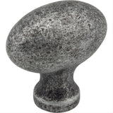 Jeffrey Alexander 3991SIM 3991 Lyon 1-9/16" Zinc Cabinet Knob Distressed Antique Silver