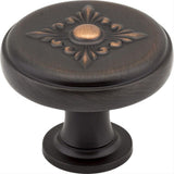 Jeffrey Alexander 417DBAC 417 Lafayette 1-3/8" Zinc Baroque Cabinet Knob Brushed Oil Rubbed Bronze