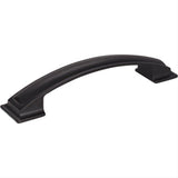 Jeffrey Alexander 435-128MB-128 Annadale 6-1/4" Zinc Pillow Top Cabinet Pull Matte Black
