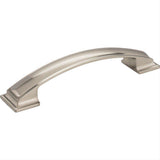 Jeffrey Alexander 435-128SN-128 Annadale 6-1/4" Zinc Pillow Top Cabinet Pull Satin Nickel