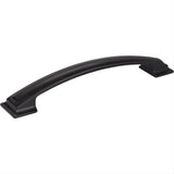 Jeffrey Alexander 435-160MB-160 Annadale 7-5/8" Zinc Pillow Top Cabinet Pull Matte Black