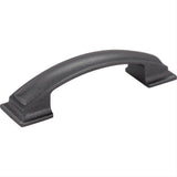 Jeffrey Alexander 435-96DACM-96 Annadale 5" Zinc Pillow Top Cabinet Pull Gun Metal