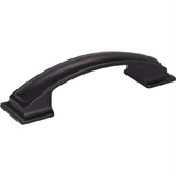 Jeffrey Alexander 435-96MB-96 Annadale 5" Zinc Pillow Top Cabinet Pull Matte Black