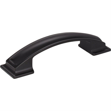 Jeffrey Alexander 435-96MB-96 Annadale 5" Zinc Pillow Top Cabinet Pull Matte Black