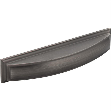 Jeffrey Alexander 436-128BNBDL-128 Annadale 6-1/4" Zinc Pillow Top Cabinet Cup Pull Brushed Pewter