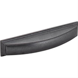 Jeffrey Alexander 436-128DACM-128 Annadale 6-1/4" Zinc Pillow Top Cabinet Cup Pull Gun Metal