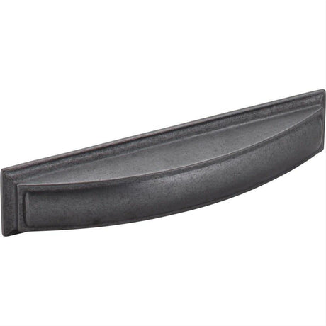 Jeffrey Alexander 436-128DACM-128 Annadale 6-1/4" Zinc Pillow Top Cabinet Cup Pull Gun Metal