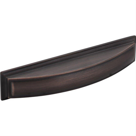 Jeffrey Alexander 436-128DBAC-128 Annadale 6-1/4" Zinc Pillow Top Cabinet Cup Pull Brushed Oil Rubbed Bronze