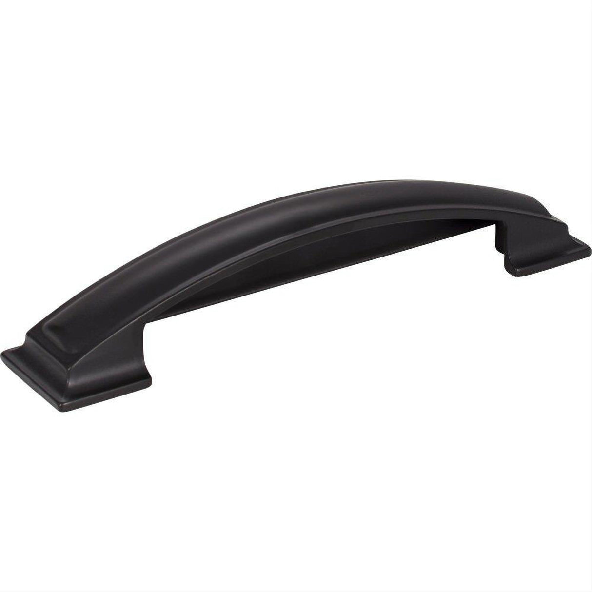 Jeffrey Alexander 436-128MB-128 Annadale 6-1/4" Zinc Pillow Top Cabinet Cup Pull Matte Black