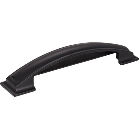 Jeffrey Alexander 436-128MB-128 Annadale 6-1/4" Zinc Pillow Top Cabinet Cup Pull Matte Black