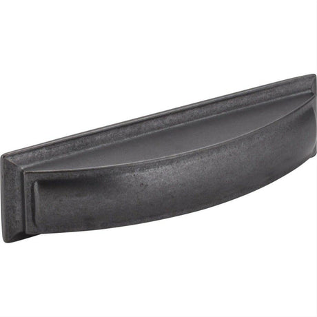 Jeffrey Alexander 436-96DACM-96 Annadale 5" Zinc Pillow Top Cabinet Cup Pull Gun Metal