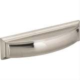 Jeffrey Alexander 436-96SN-96 Annadale 5" Zinc Pillow Top Cabinet Cup Pull Satin Nickel