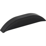 Jeffrey Alexander 484-396MB-396 Elara 4-9/16" Zinc Cabinet Pull Matte Black