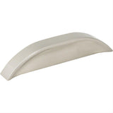 Jeffrey Alexander 484-396SN-396 Elara 4-9/16" Zinc Cabinet Pull Satin Nickel