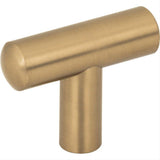 Jeffrey Alexander 48SBZ 48 Key West 1-7/8" Steel Cabinet T-Shaped Cabinet Knob Satin Bronze