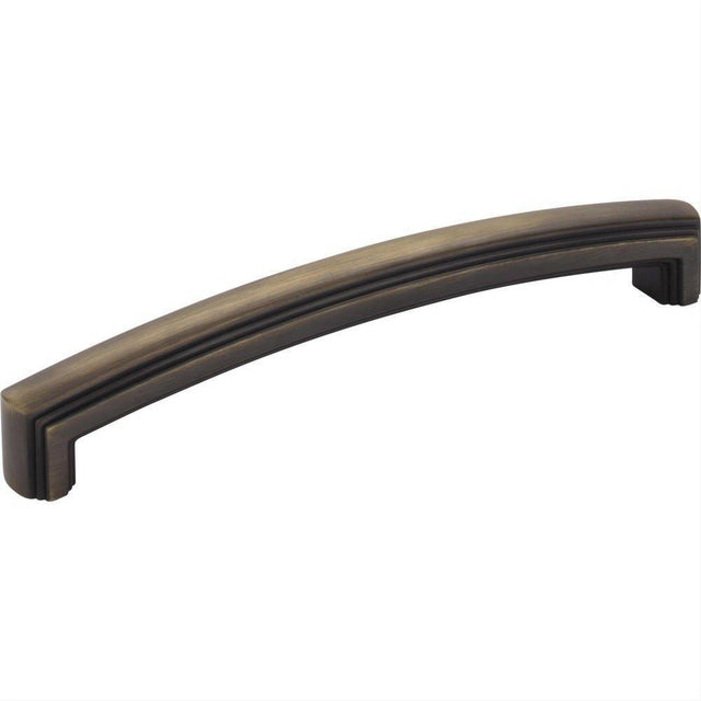 Jeffrey Alexander 519-160ABSB-160 Delgado 6-13/16" Zinc Cabinet Pull Antique Brushed Satin Brass