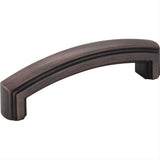 Jeffrey Alexander 519-96DBAC-96 Delgado 4-1/4" Zinc Cabinet Pull Brushed Oil Rubbed Bronze