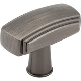Jeffrey Alexander 519BNBDL 519 Delgado 1-9/16" Zinc Cabinet Knob Brushed Pewter