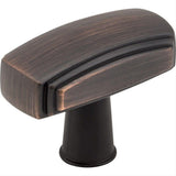 Jeffrey Alexander 519DBAC 519 Delgado 1-9/16" Zinc Cabinet Knob Brushed Oil Rubbed Bronze