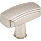 Jeffrey Alexander 519SN 519 Delgado 1-9/16" Zinc Cabinet Knob Satin Nickel