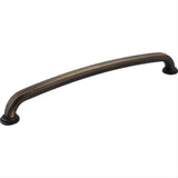 Jeffrey Alexander 527-12ABSB-12 Bremen 1 13-1/16" Zinc Appliance & Cabinet Pull Antique Brushed Satin Brass