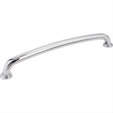 Jeffrey Alexander 527-12PC-12 Bremen 1 13-1/16" Zinc Appliance & Cabinet Pull Polished Chrome