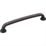 Jeffrey Alexander 527-160DBAC-160 Bremen 1 7-1/8" Zinc Cabinet Pull Brushed Oil Rubbed Bronze