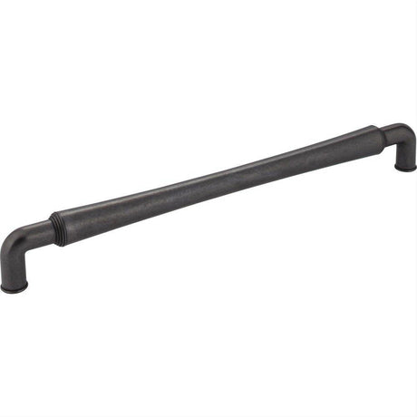 Jeffrey Alexander 537-12DACM-12 Bremen 2 12-11/16" Zinc Appliance & Cabinet Pull Gun Metal