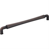 Jeffrey Alexander 537-12DBAC-12 Bremen 2 12-11/16" Zinc Appliance & Cabinet Pull Brushed Oil Rubbed Bronze