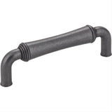 Jeffrey Alexander 537DACM 537 Bremen 2 4-3/16" Zinc Cabinet Pull Gun Metal