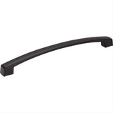 Jeffrey Alexander 549-192MB-192 Merrick 8" Zinc Cabinet Pull Matte Black