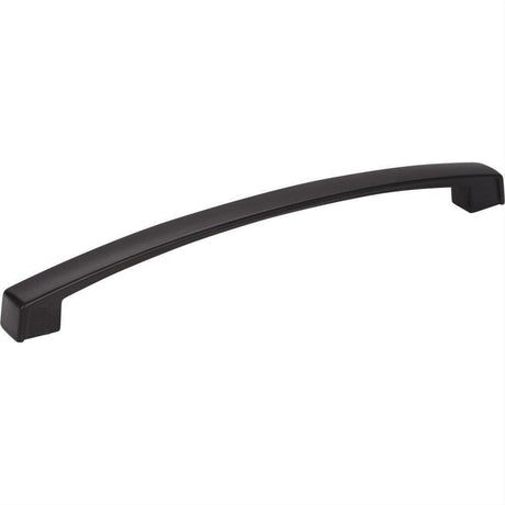 Jeffrey Alexander 549-192MB-192 Merrick 8" Zinc Cabinet Pull Matte Black
