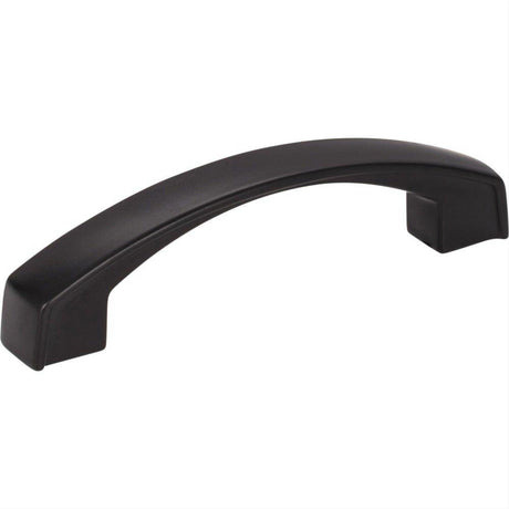 Jeffrey Alexander 549-96MB-96 Merrick 4-3/16" Zinc Cabinet Pull Matte Black