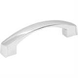 Jeffrey Alexander 549-96PC-96 Merrick 4-3/16" Zinc Cabinet Pull Polished Chrome