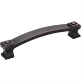 Jeffrey Alexander 585-128DBAC-128 Delmar 5-13/16" Zinc Cabinet Pull Brushed Oil Rubbed Bronze