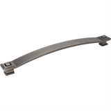 Jeffrey Alexander 585-12BNBDL-12 Delmar 5-13/16" Zinc Appliance & Cabinet Pull Brushed Pewter