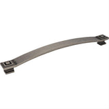 Jeffrey Alexander 585-12DP-12 Delmar 5-13/16" Zinc Appliance & Cabinet Pull Distressed Pewter