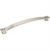Jeffrey Alexander 585-12SN-12 Delmar 5-13/16" Zinc Appliance & Cabinet Pull Satin Nickel